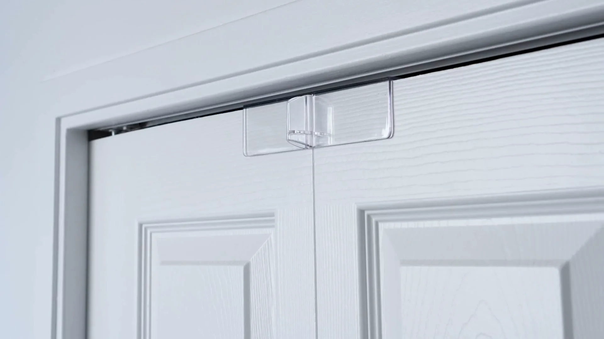 Safety Innovations Bi-Fold Door Lock, Clear, 2-pack, view 4