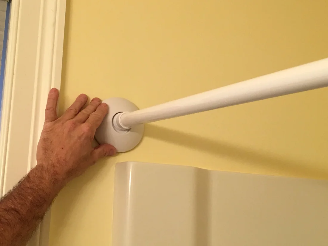 Safety Innovations Stay-Put Shower Curtain Rod Mount, 2-pack, view 3