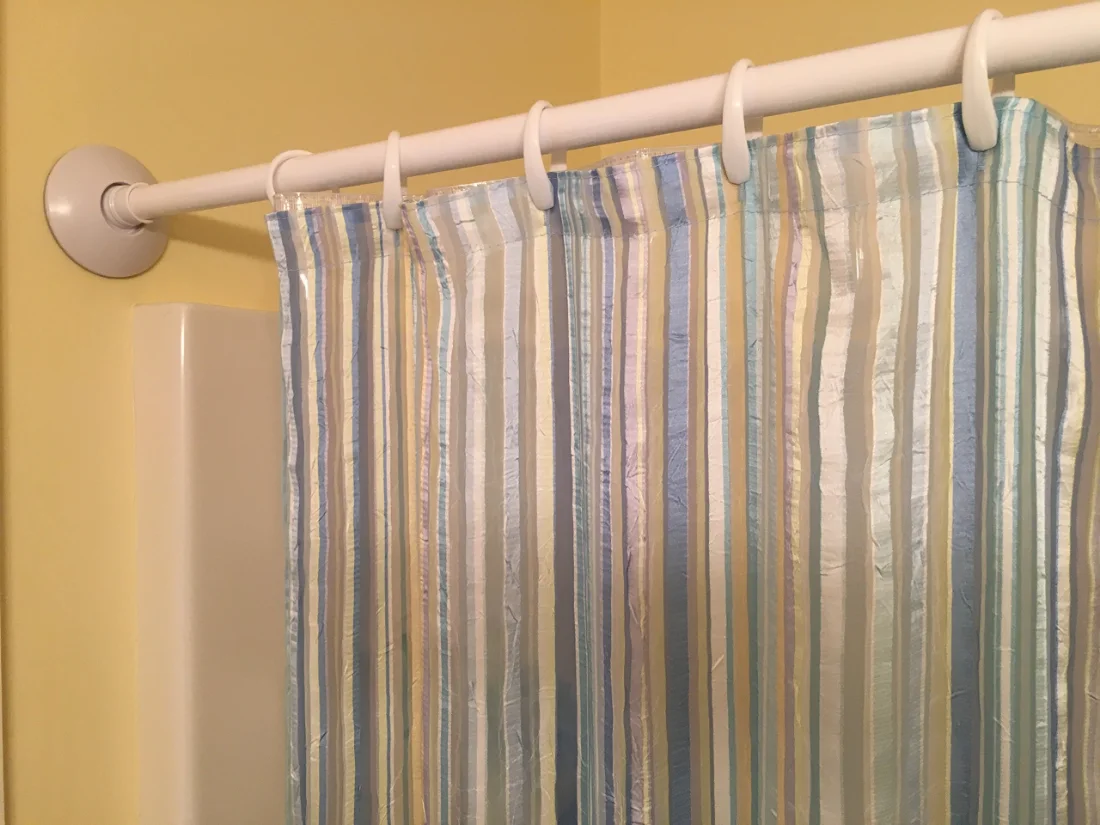 Safety Innovations Stay-Put Shower Curtain Rod Mount, 2-pack